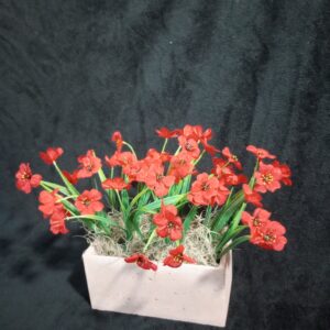 Red Wildflower Arrangement